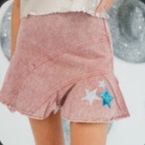 Skirt with stars
